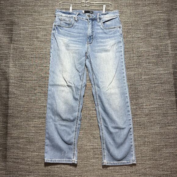 Kut From The Kloth Jeans Women's Size 10 Blue Elizabeth Fab Ab Crop Straight Leg - Picture 1 of 16